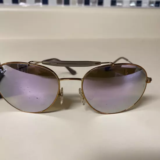 RAY-BAN RB 3540 198/7X COPPER MIRRORED AUTHENTIC SUNGLASSES RB3540 56-18