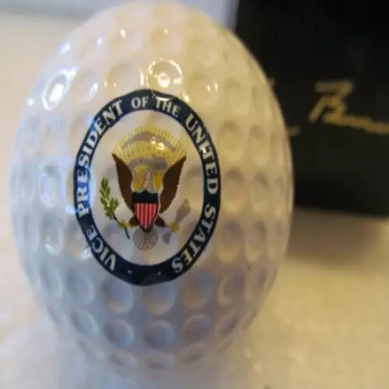 1 OFFICIAL GEORGE BUSH VICE-PRESIDENTIAL GOLF BALL IN AN INDIVIDUAL BALL BOX