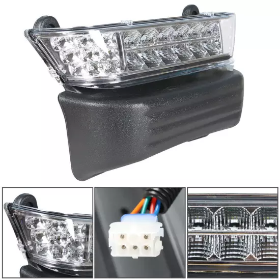 For Club Car Precedent Golf Cart LED Headlight Tail Light Kit 2004-2008