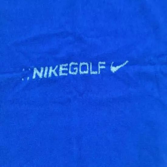 Nike Golf "NikeGolf" Caddy/Club Towel 100% Cotton Blue w/ Bag Hook Swoosh