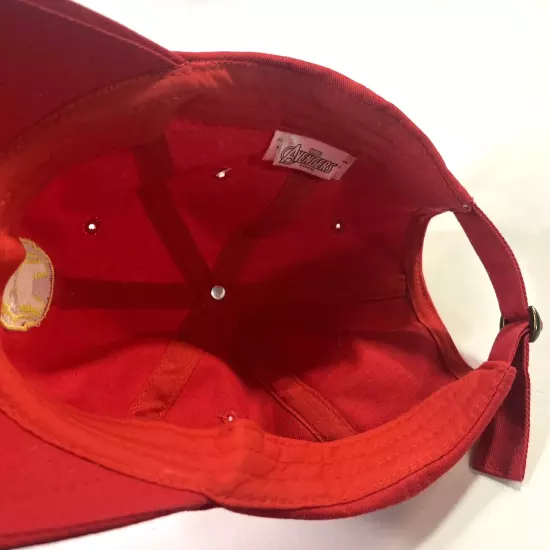 Culturefly Marvel Avengers Ironman Red Strap Back Hat New with Tags