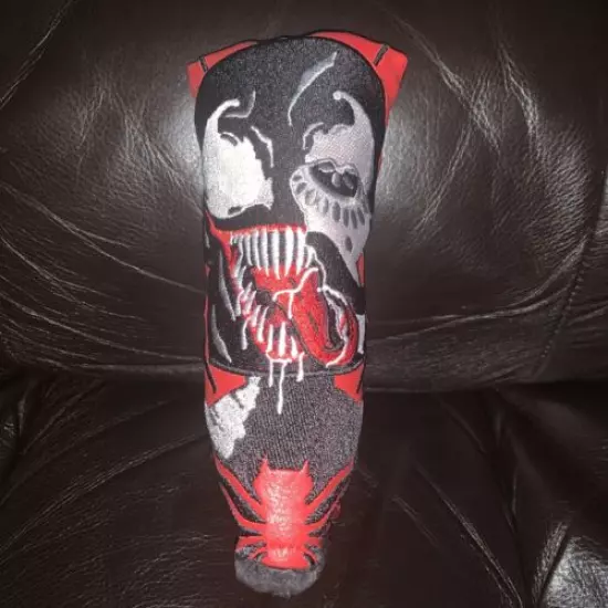 Sugar Skull Golf Venom Spiderman Red Putter HeadCover Fits Scotty Cameron,Ping