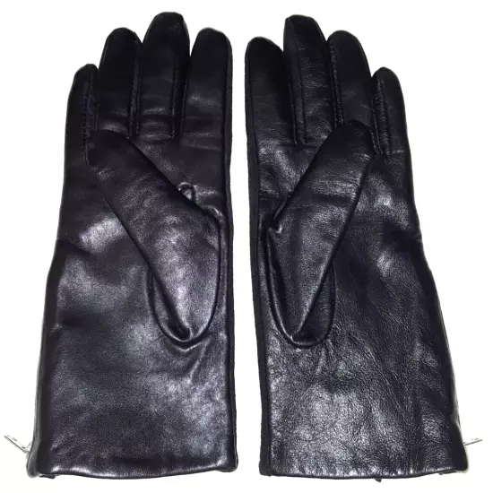 Target lined black leather & suede gloves w/40g Thinsulate size S-M