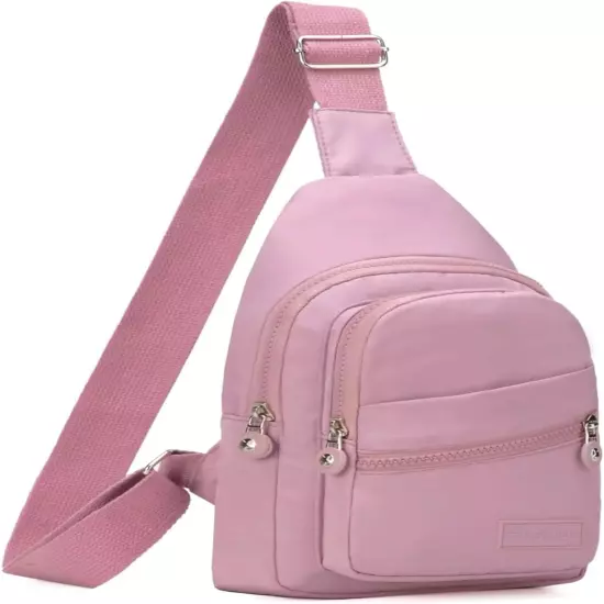 Small Sling Backpack Crossbody Sling Bag, Chest Bag Daypack Fanny Pack Cross Bod