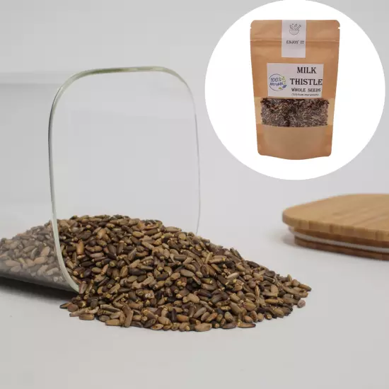 Milk Thistle Seeds | Organic | Whole Milk Thistle Seeds | Milk Thistle Tea