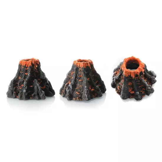 Fish Tank Oxygen Mini Artificial Resin Simulated Volcano Or Landscape D1P2 V3Y6