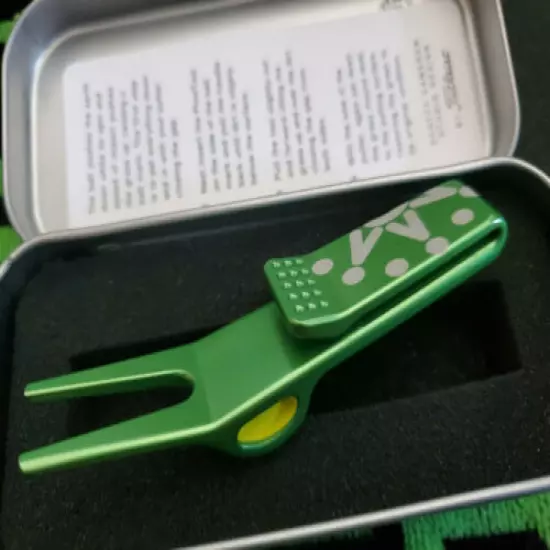 Rare Scotty Cameron 2016 7 Point Crown Clip Pivot/Divot Tool IN TIN NEW ⛳⛳Green