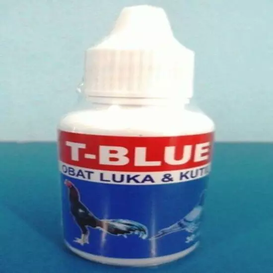 T BLUE for Treating w*unds and warts in chickens and birds 30 ml