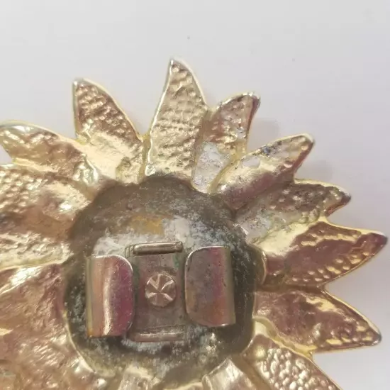 Amazing Sunflower Bolo Tie or Womens Belt Buckle Attachment