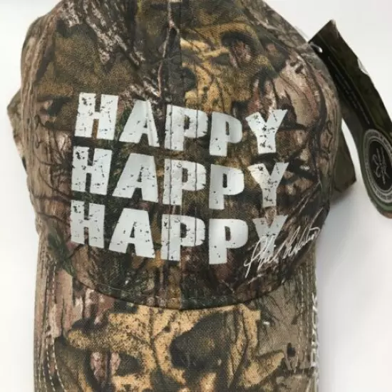 Duck Dynasty Ball Cap Phil Robertson REALTREE Happy Hunting Baseball Cap NEW