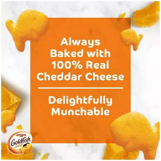 Pepperidge Farm Goldfish Cheddar Crackers, 1.5 oz. Ounce (Pack of 30) 