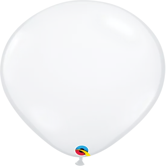 Qualatex Round Diamond Clear Latex Balloons