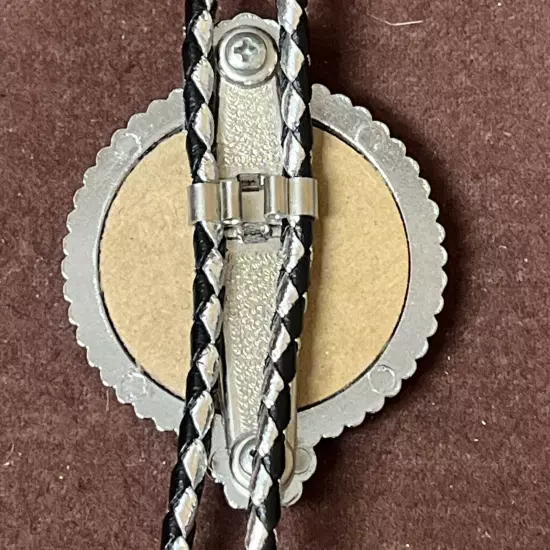 Vintage Duck Bolo Tie Silvertone Western Wear