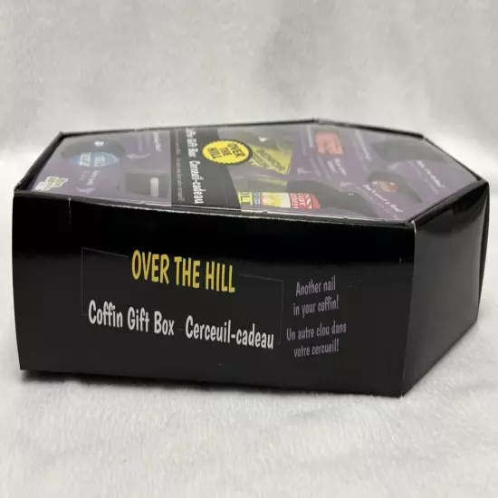 Over the Hill Coffin Gift Set Humorous Birthday Gag Gift - NEW