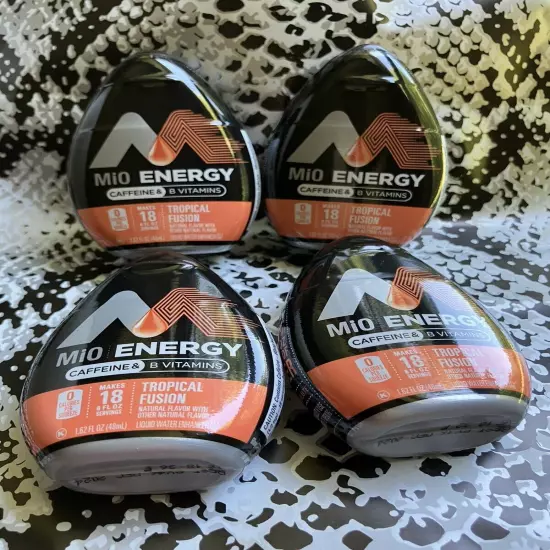 Mio Energy Caffeine & B Vitamins Tropical Fusion Liquid Water Enhancer X4