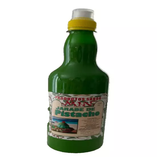 Jarabe para minuta sabor Pistacho de El Salvador 750ml Pistachio snow cone syrup