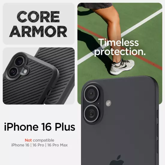 Spigen [Core Armor] Phone Case for iPhone 16 Pro Max / 16 Pro / 16 Plus / 16