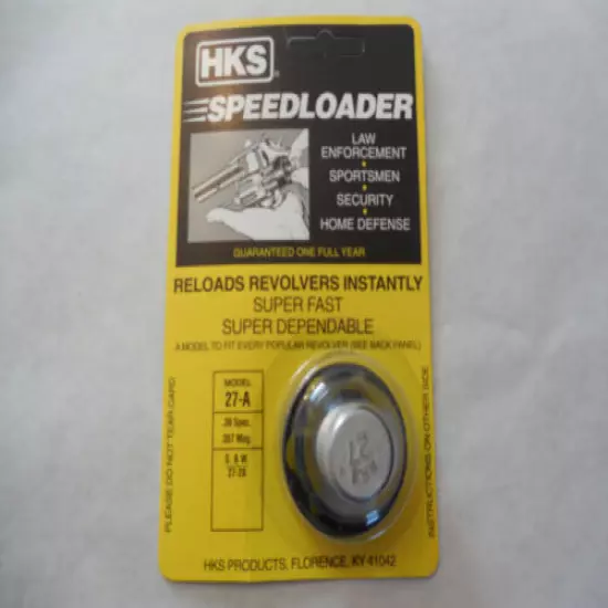 HKS Speedloader; 27-A; 6-Shot; 38 Spec 357 Mag; 2 Pack; Fast & Dependable