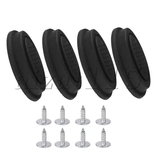 Travel Luggage Side Stud Feet Pad Replacement for Z020 Use Simple Set of 4