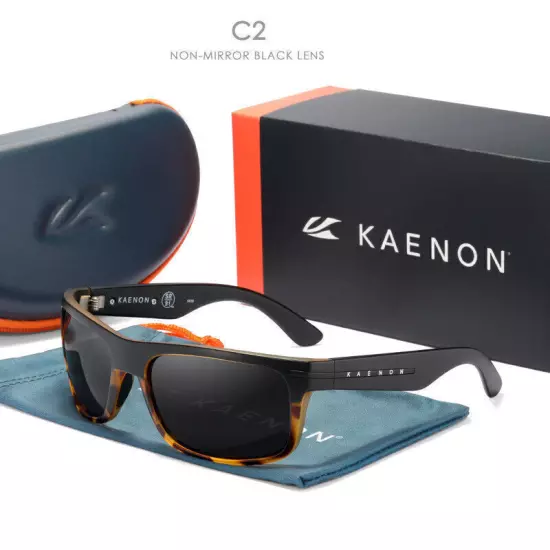 Original Kaenon Polarized Sunglasses TR90 Men and Women Mirrored lens UV400-0616