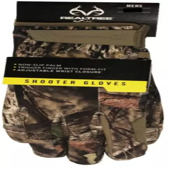 REALTREE XTRA MEN'S SHOOTER GLOVES L/XL