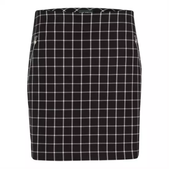 Golfino St. Blue Black Checked Golf Skort Ladies US 6 EU 36 5363326 890 NEW