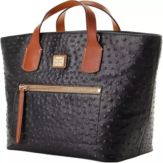 Dooney & Bourke Handbag, Ostrich Darla Shopper Tote - Black (448.00)