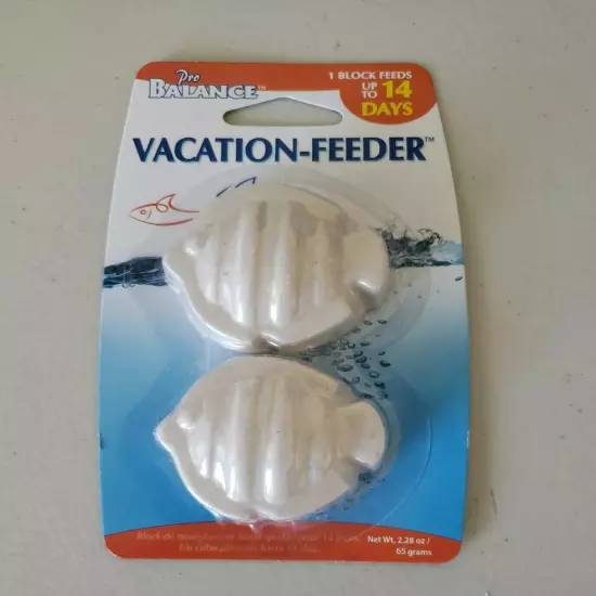 ProBalance Vacation Fish Feeder 14day blocks-2 blocks per Pack by Penn Plax NEW!