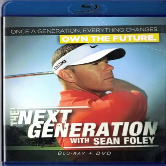 GOLF BLU-RAY & DVD - "THE NEXT GENERATION WITH SEAN FOLEY" - FREE USA SHIP