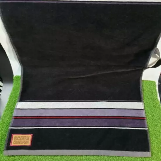 Scotty Cameron Gallery Rhythm Golf Towel, Black Stripe- Excellent! RARE!