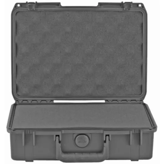 Single Handgun Waterproof Case with Cubed Foam Hard Gun Storage and Carry Case