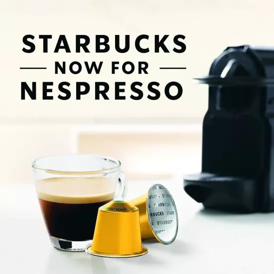 Starbucks by Nespresso Blonde Roast Espresso - 100 Capsules- 10 boxes