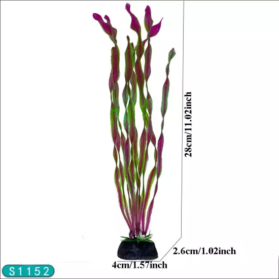 1 PC Micro Landscape Decoration Plastic Aquatic Plants Fish Tank Landscaping ➳