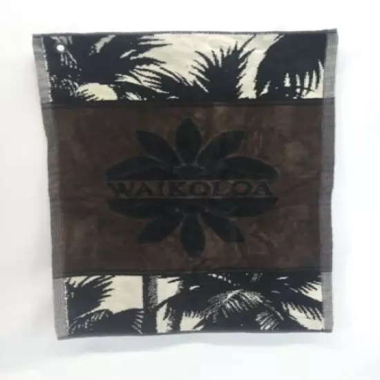 Wailokoa Hawaii Resort Golf Towel Brown Pinecrest Mills