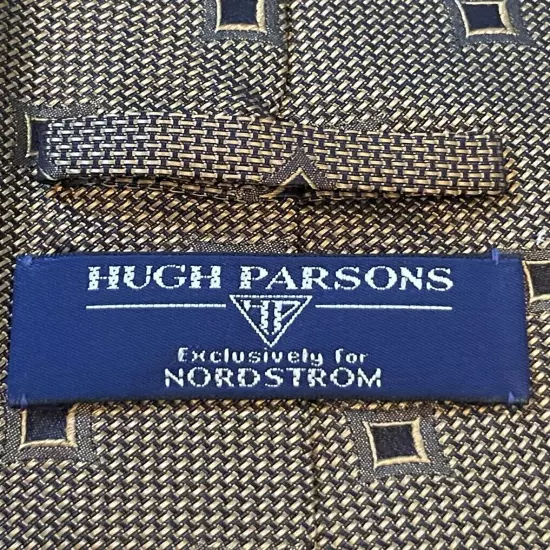 Hugh Parsons For Nordstrom 100% Silk Men’s Neck Tie Made In Italy