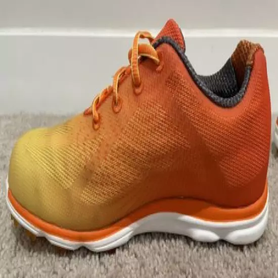 Footjoy Empower 98005 Womens Orange Spikeless Golf Shoes Size 8.5M