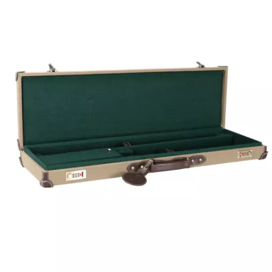 Tourbon Canvas Leather Shotgun Box Gun Safe Hard Case Locked Weapon Storage USA