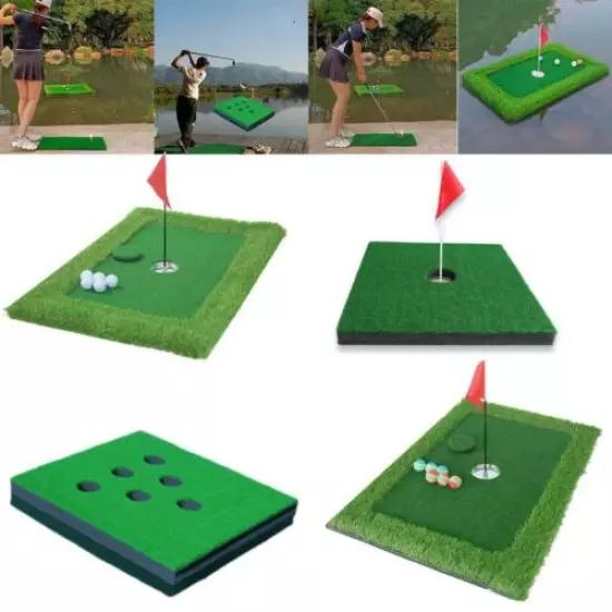 Pool Golf Game Set, Floating Golf Green Pool Golf Game, Water Party Indoor and