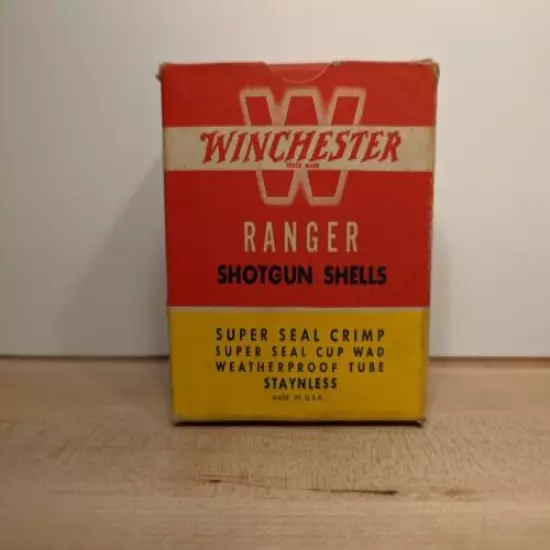 VINTAGE WINCHESTER Ranger Super Target Load 20 Ga Empty Shotshell Box Only