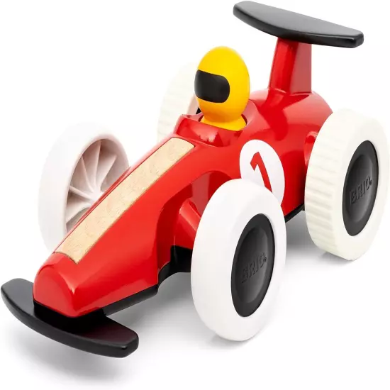 BRIO 30308 - Large Pull Back Race Car - Durable Wooden Toy | Enhances... 