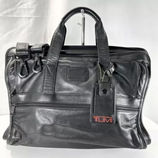 Tumi Leather Shoulder Hand 2Way Bag Business