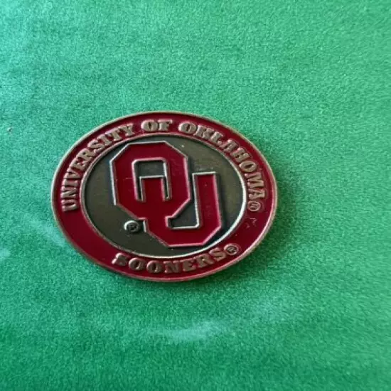 Divot Repair Tool Removable Magnetic Ball Marker-NEW University Of Oklahoma