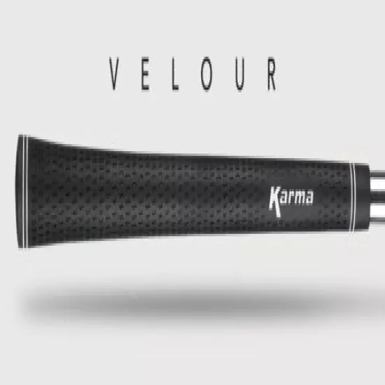 Karma Velour Black Ladies Size .560 Round Undersize Golf Club Replacement Grips