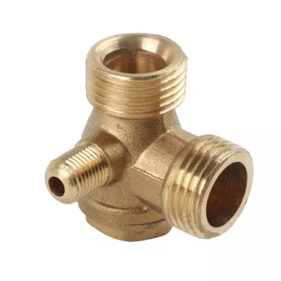 Reliable Copper Check Valve for Air Compressor Easy Installation 20x20x10mm