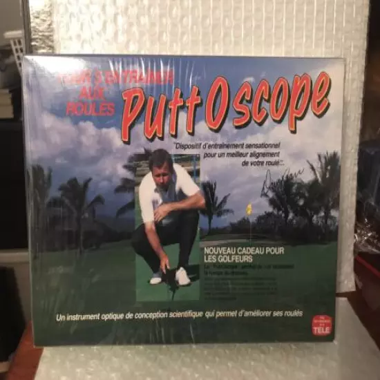 New NIB NOS michael O'Flanagan's PUTTOSCOPE OPTICAL TRAINING AID Original Box