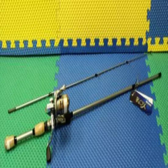 Okuma Rox 6' 0" Medium Spinning Rod & Reel Combo 2 Pc PRE-SPOOLED ROX-602ML-20