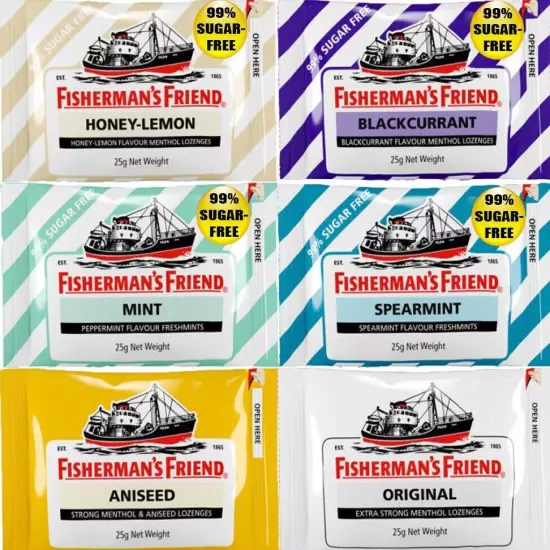 12x Fisherman's Friend Freshmints Lozenges 25g BULK BUYS