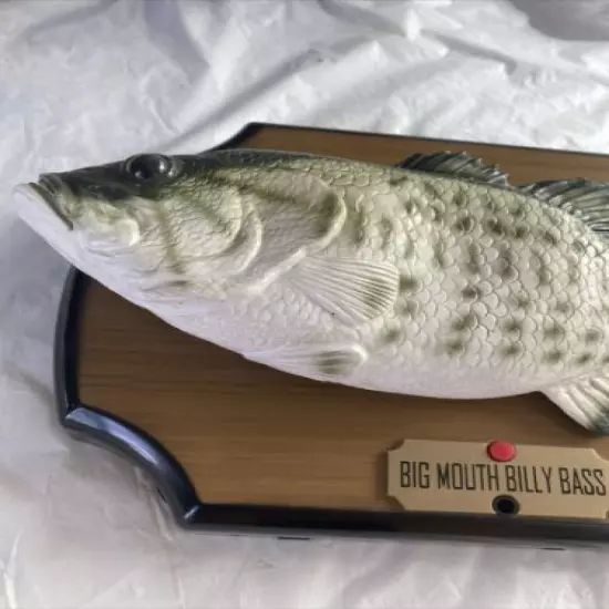 Big Mouth Billy Bass In Working Condition Batteries Included