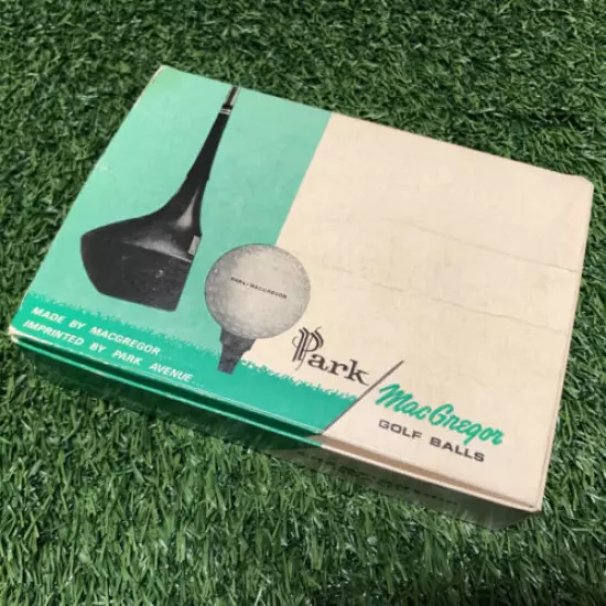 Antique Golf Balls Original Packaging Park Macgregor