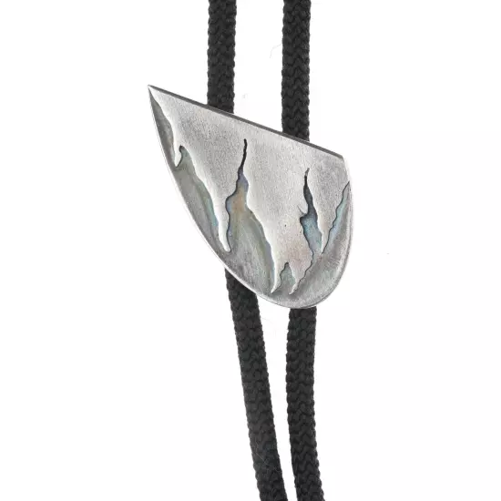 Retro Jonathan Gordon Modernist sterling bolo tie